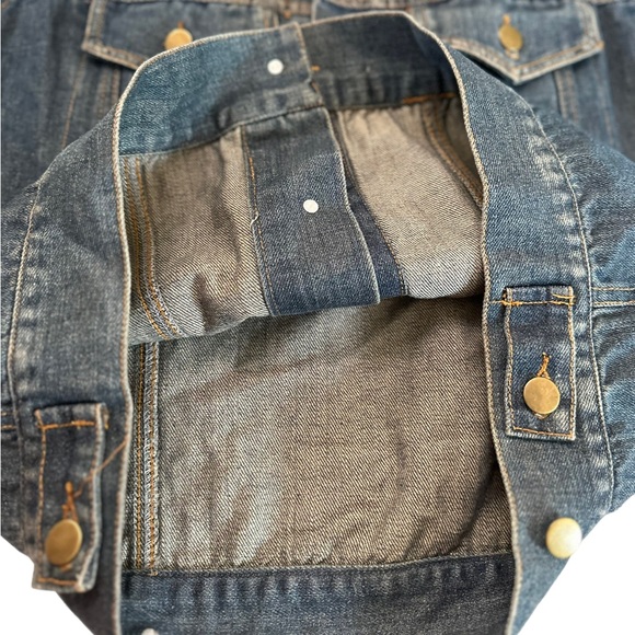 Forever 21 Studded Button Down Denim Jacket All Size - Picture 9 of 17